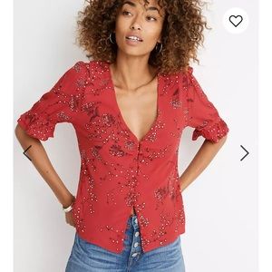 Madewell Daylight Top in Windswept Floral